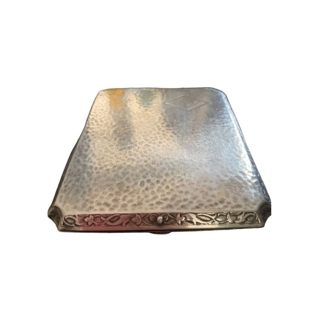 SOLD Antique Art Deco Elgin Co. Sterling Silver Cigarette Case/ Card Holder